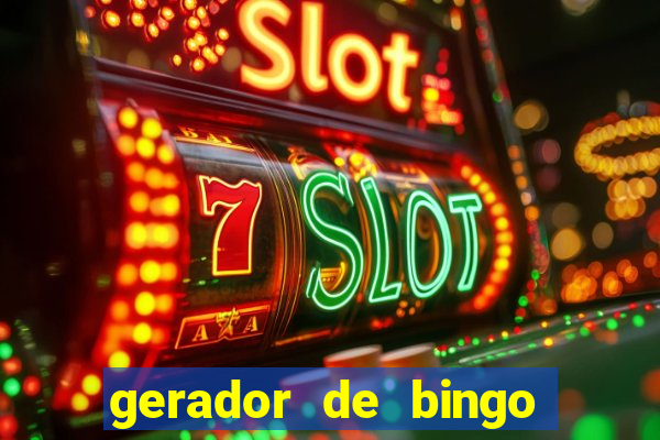 gerador de bingo de palavras